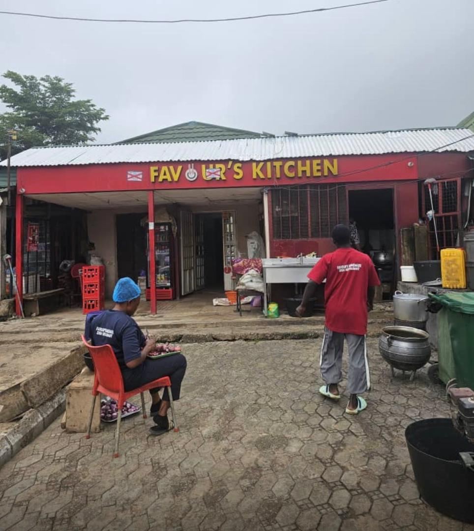 A roadside food business visited during fieldwork