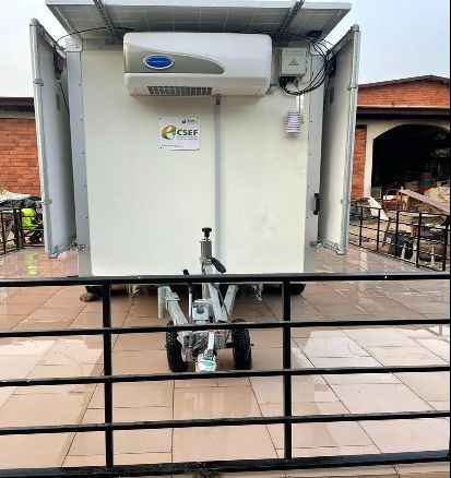 The mobile SOLTECH solar cold room unit